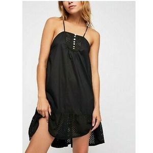 Free People Calico Trapeze Dress. NWT